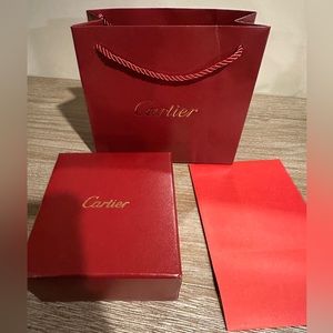 Cartier love bracelet bag/box (bracelet not incl)